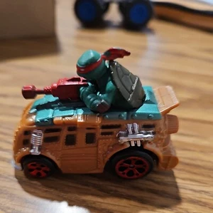 TMNT Teenage Mutant Ninja Turtles Raphael Playmates Assault Van Diecast Car Van - Picture 1 of 6