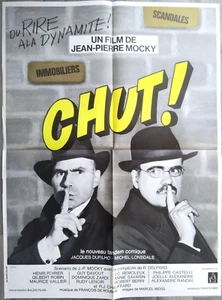 CHUT !/JEAN-PIERRE MOCKY/1972/AFFICHE ORIG. 60X80 CM/DUFILHO/LONSDALE/FERRACCI - Imagen 1 de 1
