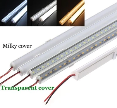 10pcs 50CM 12V 36led SMD5630/5730 Bar Hard LED Light V Shape Aluminum with Cover - Image 1 of 4