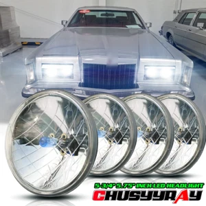 4Pcs 5-3/4 5.75"inch LED Headlights Hi-Lo DRL For 1977-1981 Lincoln Mark V - Bild 1 von 10