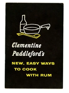 Libro de recetas vintage cóctel RUM Bacardí Clementine Paddleford Easy Ways Cook - Imagen 1 de 5