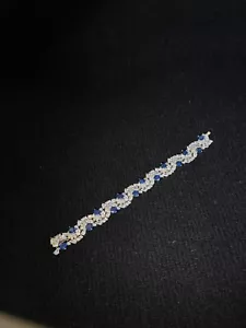 Lab Grown Sapphire Bracelet - Picture 1 of 2