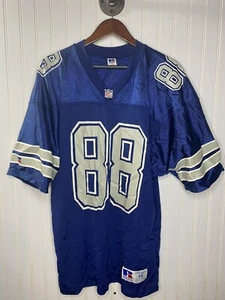 Vtg Michael Irvin Dallas Cowboys NFL White Russell Athletic Jersey Men's 48 L - Picture 1 of 5