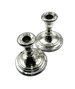 Candelabri vintage Gorham placcati argento pesati YC3000 - Foto 1 di 11