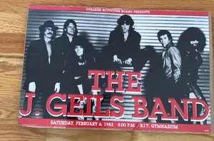 THE J. GEILS BAND CONCERT VINTAGE POSTER SEALED 1982 RARE - Picture 1 of 2