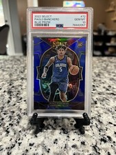 🔥2022 SELECT CONCOURSE PAOLO BANCHERO #72 RC BLUE PRIZM HOLO PSA 10 GM MINT🔥