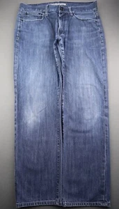 Mens 2013 Express Jeans Kingston Classic Fit Straight Leg Size 34x32 (Msr 34x30) - Picture 1 of 11