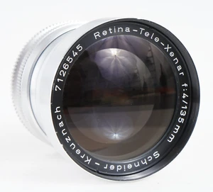 - SCHNEIDER-KREUZNACH RETINA-TELE-XENAR 135MM F4 DKL MOUNT TELEPHOTO LENS(6545) - Picture 1 of 5