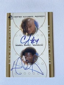 Courtney Alexander & Donnell Harvey 2001 Upper Deck SP signed autograph auto - Picture 1 of 2