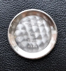 USED RARE VINTAGE ROLEX OYSTER CASE BACK REFERENCE 6594 UNPOLISHED 1950s - Picture 1 of 5