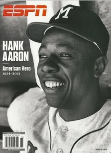 ESPN SPC Special Hank Aaron American Hero 1934-2021 NM NM No Label - Picture 1 of 1