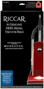 Riccar Type M Vacuum Bags - 6 Pack FI|TS VIBRANCE R20S, R20D, R20P, R20UP - Picture 1 of 2