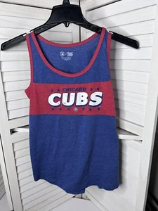 NWOT Women's Chicago Cubs Tank Top Genuine MLB Sleeveless Shirt. SIZE Small - Picture 1 of 4