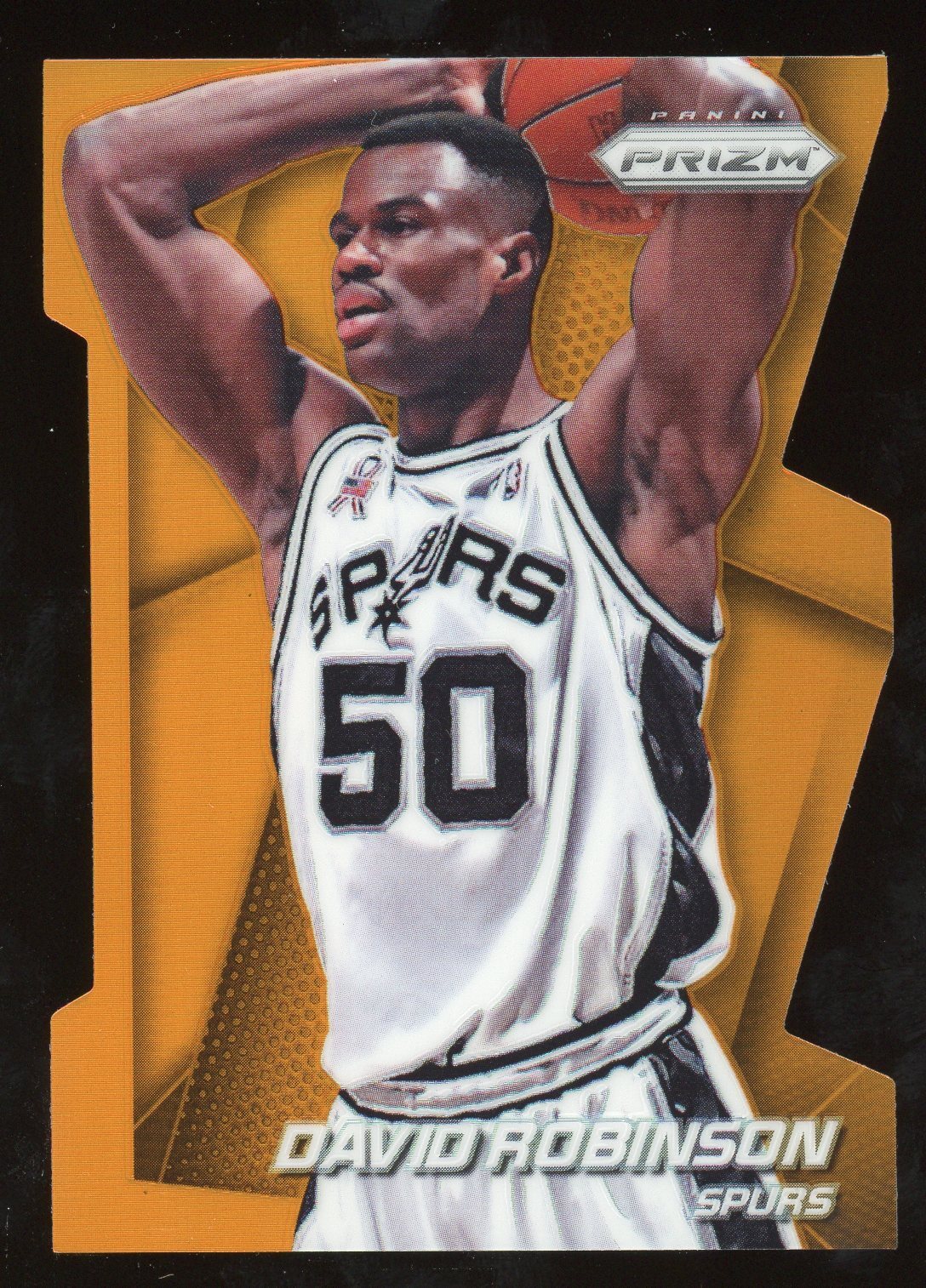 DAVID ROBINSON 2014-15 PRIZM #227 ORANGE DIECUT PARALLEL 122/139 SSP SUPER RARE