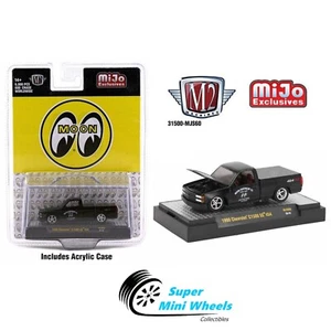 M2 Machines 1:64 1990 Chevrolet C1500 454SS Pickup Moon Equipment Matte Black - Picture 1 of 2