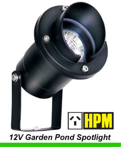 HPM 12V Garden Light Pond Spotlight with Hood 35W MR16 IP68 Waterproof DIY