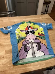 Primal Cycling Jersey bike Full Zip "bike the south" Size M Unisex NEW NWT Cows - Picture 1 of 8