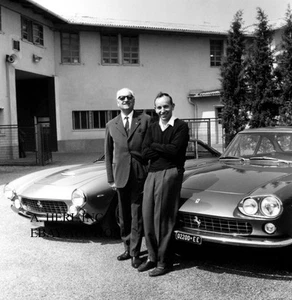 Ferrari 250 P Enzo Ferrari John Surtees 1963 photo photograph automobile photo - Picture 1 of 1