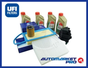 KIT FILTRI TAGLIANDO + OLIO PEUGEOT 206 HDi 1.4 1400 CC 50 KW CASTROL UFI - Imagen 1 de 1