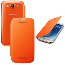 Genuine Samsung FLIP CASE GALAXY S 3 III GT i9300 original smart phone cover OR