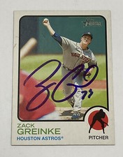 2022 Heritage Signed #187 Zack Greinke - Houston Astros Autographed TOUGH Auto