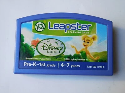 Disney Fairies LeapFrog Leapster Learning Game Cartridge PreK-1st (#500-13748-A) - Image 1 of 3