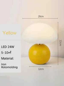 Lampada da tavolo a Led da camera da letto comodino Yellow - Foto 1 di 2