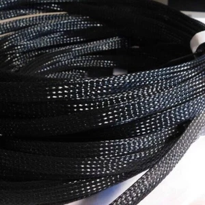 3/8' EX. SLEEVING - BLACK -   YOU P[ICK THE LENGTH and SIZE - Picture 1 of 1