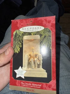 Hallmark Keepsake Ornament The Lincoln Memorial. Ho2 - Imagen 1 de 1