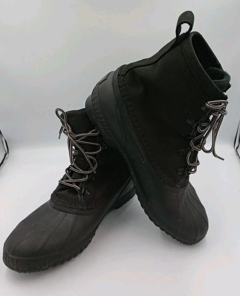 Sorel Cheyanne II Black Short Nylon Boot Men's Size 11 Waterproof  - Image 1 of 4