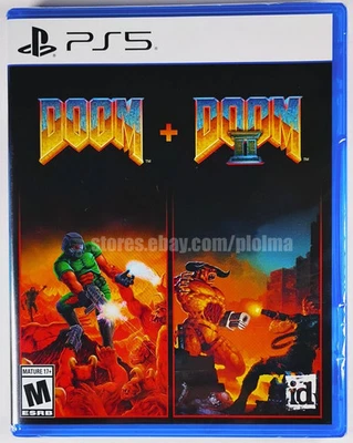 DOOM + DOOM II (LTD run#283) PS5 Brand New Game (2025 Shooter) - Image 1 of 3