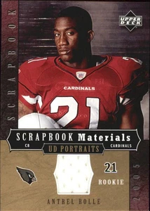 B3837- 2005 UD Porträts Scrapbook Materialien #SBAN Antrel Rolle Trikot - NM-MT - Bild 1 von 2