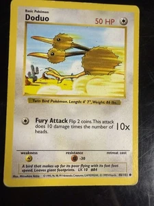 Juego base común Shadowless Doduo 48/102 Pokemon TCG - Imagen 1 de 2