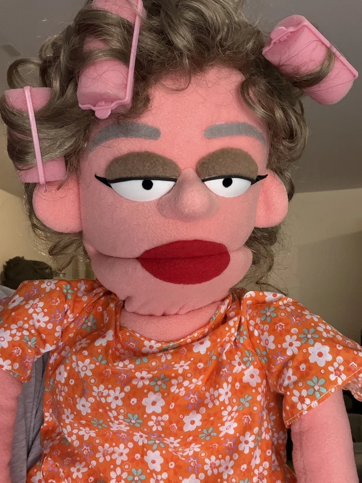 Country Auntie Professional Muppet-Style Puppet   - Image 1 of 4
