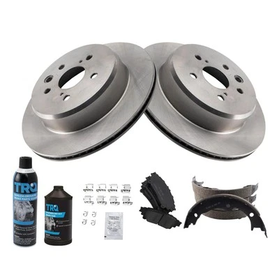 TRQ BKA34976 Disc Brake Kit For Lexus RC350 2016-2021 Rear 446630280 - Image 1 of 4