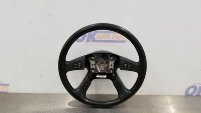 06 HUMMER H2 STEERING WHEEL WITH CONTROLS BLACK LEATHER - Image 1 of 4