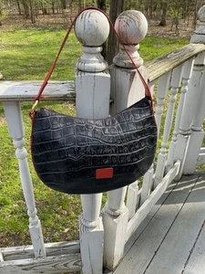 Vintage ROBERTO CAVALLI FREEDOM Embossed Leather Bag - Picture 1 of 8