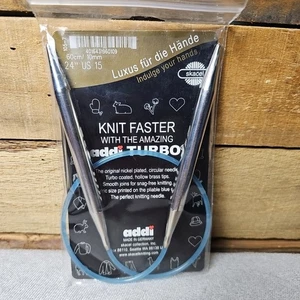 ADDI TURBO 24" 60cm US 15 Rundstricknadel NEU im Paket Skacel - Bild 1 von 2