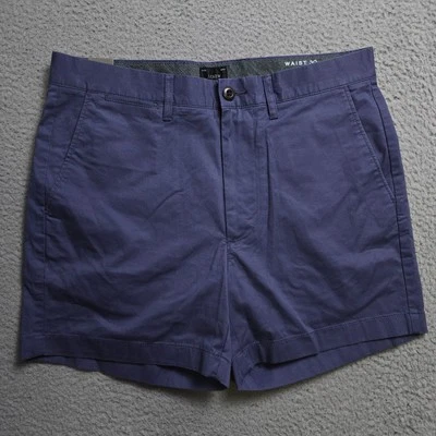 Pantalones Cortos J Crew Para Hombres 30 Azul Chino Ligeros Trabajo Preppy Elastizados Informales Nuevos con Etiquetas Foto 1 de 4