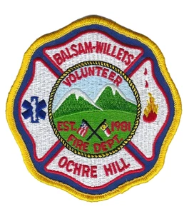 Balsam Willets Ochre Hill Jackson Co NC North Carolina Volunteer Fire Dept patch - Picture 1 of 1