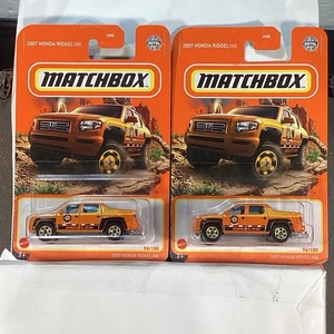 2021 Matchbox 2007 HONDA RIDGELINE #96/100 LOT of 2 ESTATE CLOSEOUTS - Picture 1 of 1
