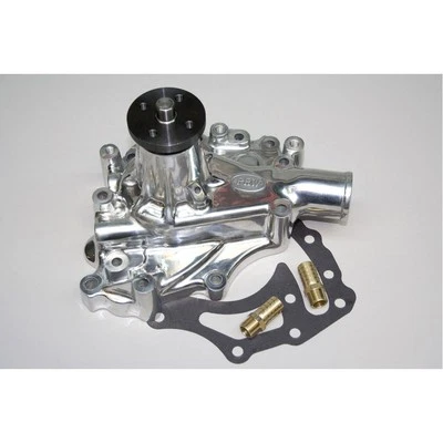 Bomba de agua PRW 1435110; Cociente PQx Hi-Vol aluminio pulido para Ford 351C/M/400 Foto 1 de 2