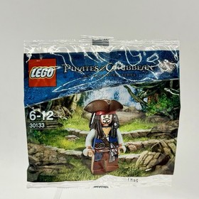 LEGO Pirates Jack Sparrow Minifigure Polybag 30133 Sealed HTF Fast Shipping