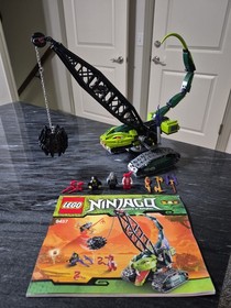 100% Complete LEGO NINJAGO 9457 Fangpyre Wrecking Ball W/instructions