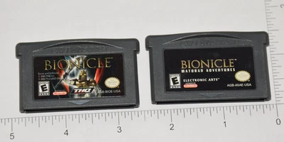 Bionicle & Matoran Adventures - Game Boy Advance GBA 2002 - Lote de 2 - Funcionando - Imagem 1 de 4