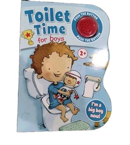 Toilet Time for boys Anne Giulieri Board Book With Sound New Hinkler - Imagen 1 de 2