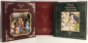 Hans Christian Andersen & Alice in Wonderland 2 Book Set Vintage Amazing Artwork - Picture 1 of 23