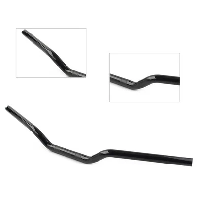 For Chopper Bobber Cafe Racer Black 7/8" 22mm Motorcycle Drag Bar Handlebar - Image 1 of 4