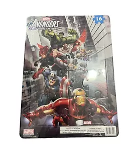 ¡Nuevo y precintado! Rompecabezas con incrustaciones Marvel Avengers 16 piezas para niños - Imagen 1 de 2