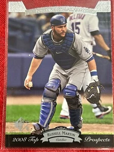 2008 SP Top Prospect Russell Martin Rookie Die Cut #206 - Picture 1 of 6